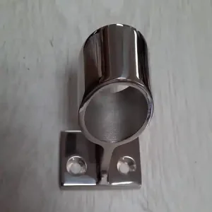 Uitverkoop Supporto centrale per tubo inclinazione 60° Inox da 25 mm 21276